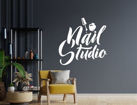 Nail Salon Wall Decal Manicure Pedicure Window Sticker Beauty Etsy