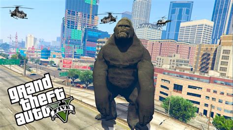 GTA 5 ULTIMATIVE KING KONG MOD YouTube