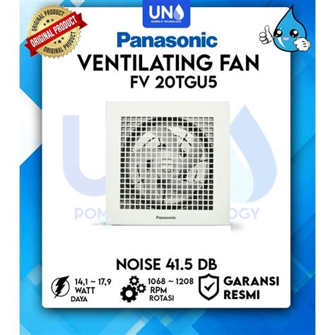 Jual Exhaust Fan Kipas Hexos Plafon Inch Panasonic Fv Tgu