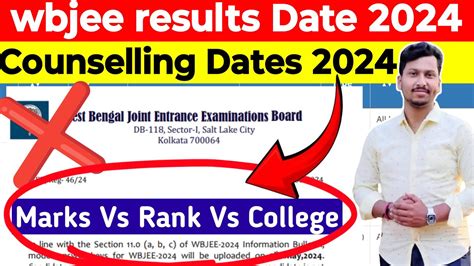 Wbjee Results Date Wbjee Marks Vs Rank Vs College Top Govt