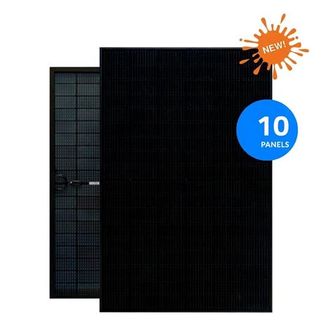 W All Black Bifacial Pv Module Felicity Solar