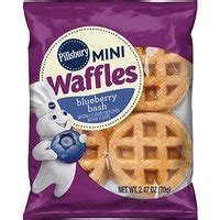 Pillsbury Pillsbury Frozen Mini Waffles, Blueberry Bash, 2.47 oz - 72/2 ...