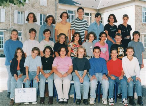 Les Classes Du Collège En 1996 1997 Et Si Nexon Métait Conté