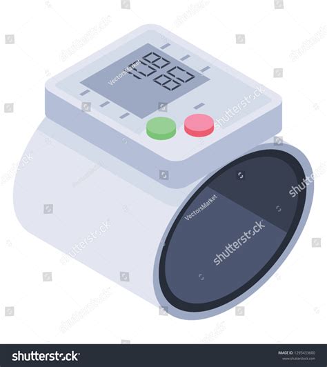 Blood Pressure Measurement Bp Apparatus Icon Stock Vector Royalty Free