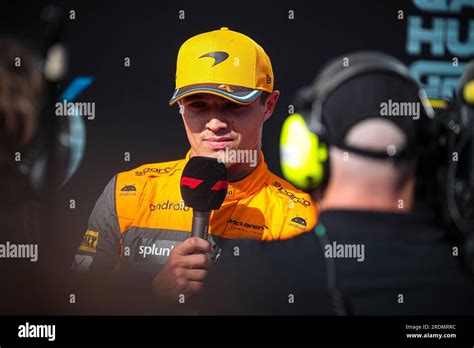 04 Lando Norris GRB McLaren Mercedes During The Hungarian GP