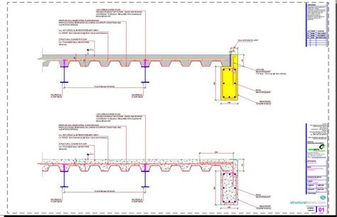 Steel Decking Concrete Floor Supported on Reinforced Concrete Beam | Steel deck, Concrete floors ...