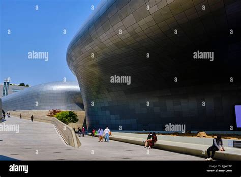 South Korea Seoul Jung Gu District The Dongdaemun Design Plaza Or