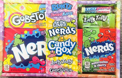 Nerds Candy T Box Hamper 245g Filled With American Sweets