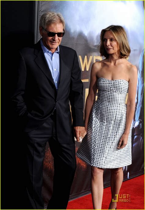 Harrison Ford Cowboys And Aliens Premiere With Calista Flockhart