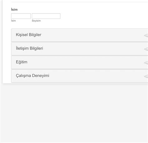 Bakıcı Başvuru Form Şablonu Jotform