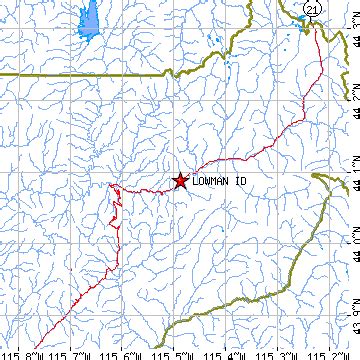 Lowman, Idaho (ID) ~ population data, races, housing & economy