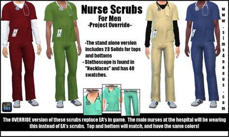 Nurse: Outfits, Costumes: Sims 4 CC (List)