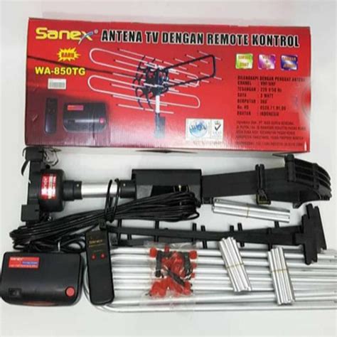 Jual Sanex WA 850TG TV Remote Controled Rotatting Antenna UHF VHF