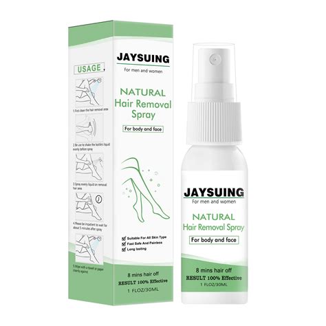 Jaysuing Natural Hair Removal Spray Liquid Herbal Hair Growth Inhibitor