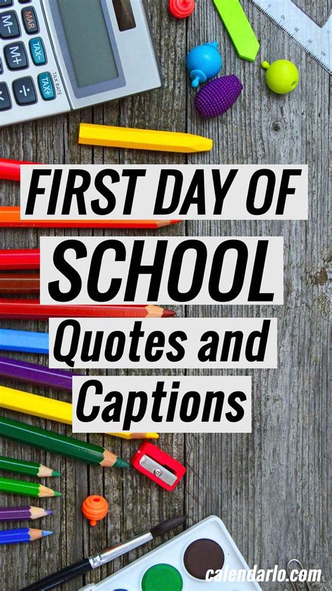 100 First Day Of School Quotes Captions Instagram Happy Back To