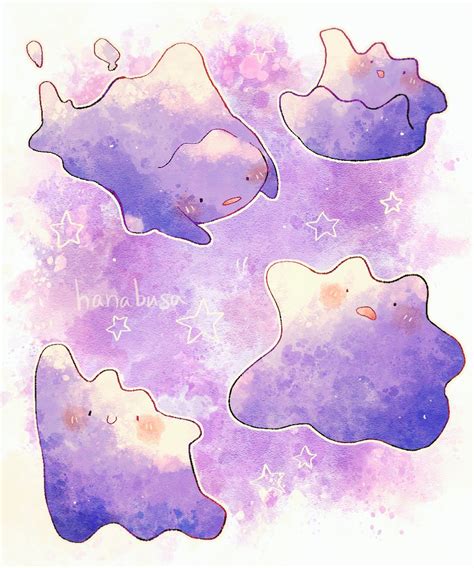 Ditto Pokemon Drawn By Hanabusaoekaki Danbooru
