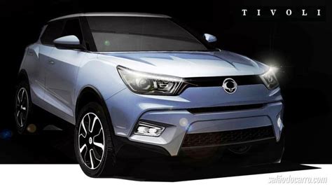 Ssangyong Apresenta O Suv Tivoli Pr Vias Sal O Do Carro