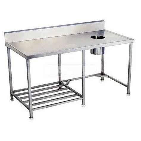 Stainless Steel Soiled Dish Landing Table At Rs In Delhi Id