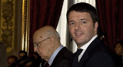 Riforme La Corsa Di Renzi Con La Sponda Di Napolitano