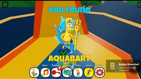 New Update How To Find AquaBart In Find The Simpsons YouTube