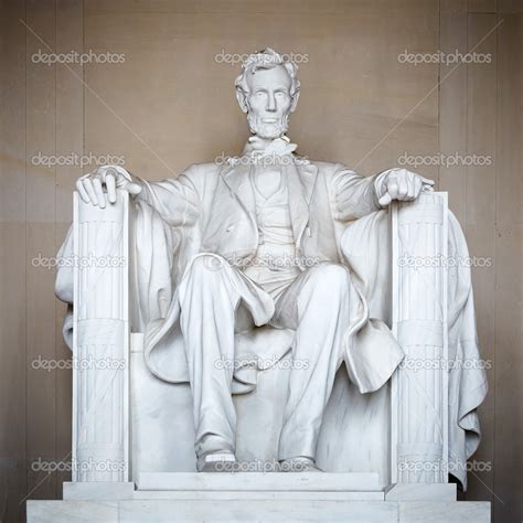 Statue of Abraham Lincoln — Stock Photo © sborisov #37407043