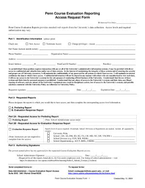 Upenn Course Evaluations Fill Online Printable Fillable Blank