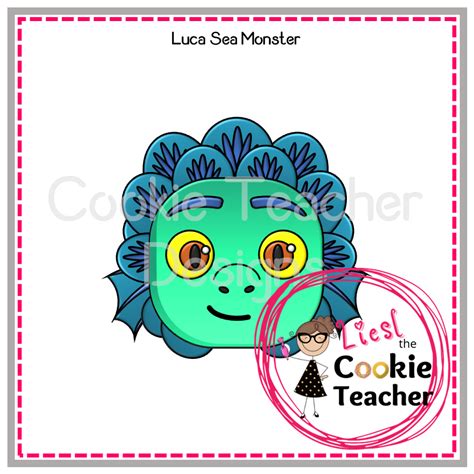 Luca Sea Monster – The Cookie Teacher