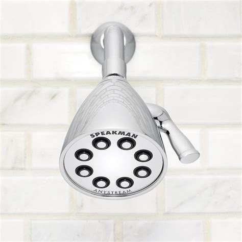 Speakman Signature Brass Polished Chrome 3 Spray Shower Head 2 Gpm 7 6 Lpm In The Shower Heads