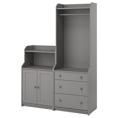 Hauga Storage Combination Gray 5434x1818x7838 Ikea