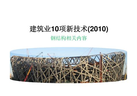 A024建筑业10项新技术2010综述其他土木在线