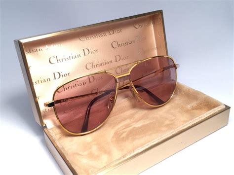 Christian Dior Monsieur Titanium Gold Optyl Germany Sunglasses At 1stdibs