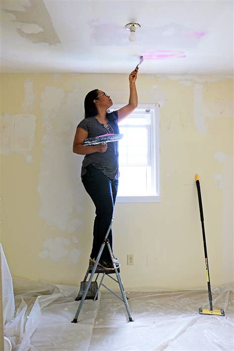 How To Paint Popcorn Ceiling With Airless Sprayer Shelly Lighting