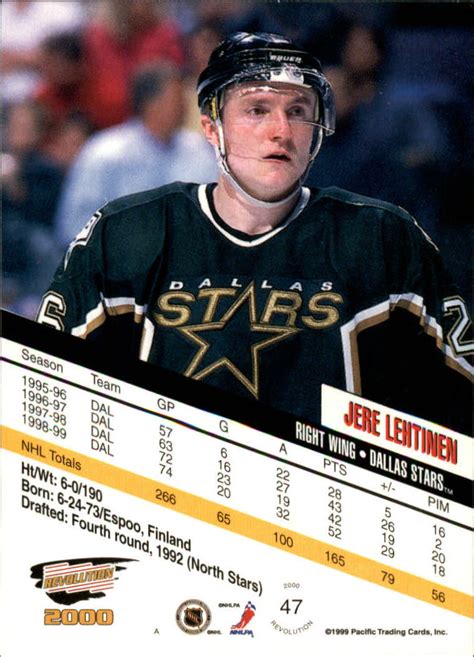 Revolution Jere Lehtinen Nm Mt