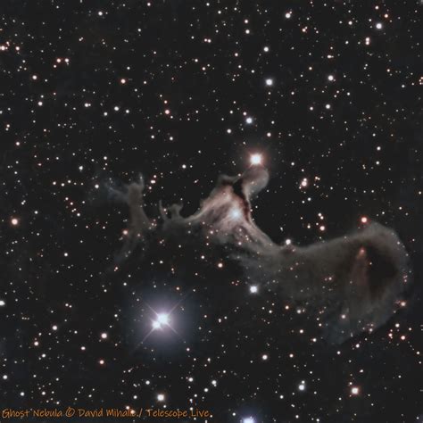 Ghost Nebula In Cepheus Telescope Live