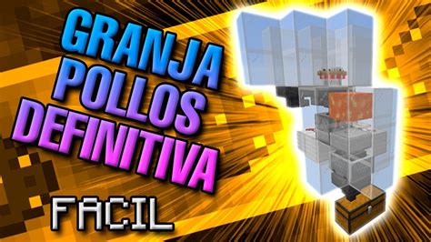 Granja De Pollos Definitiva Y F Cil Minecraft Youtube