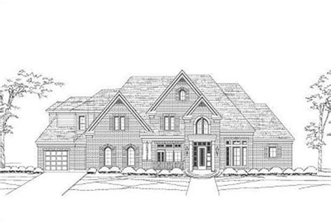 Traditional Style House Plan 5 Beds 4 5 Baths 5000 Sq Ft Plan 411