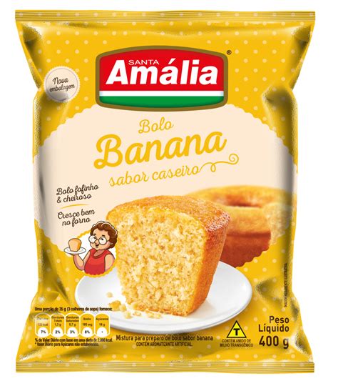 Mistura Para Bolo Banana Santa Am Lia