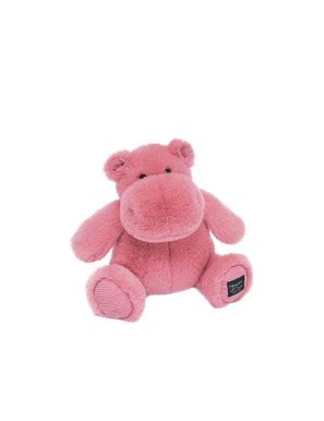 Peluche Hippopotame Hip Fun Rose Lait Grenadine Cm