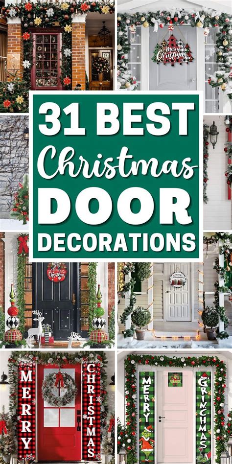 31 Best Christmas Door Decorations For 2023 Front Door Christmas Decorations Christmas Door