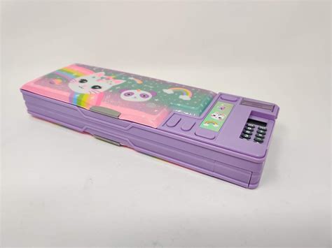 Hot Focus Caticorn Multifunction Pencil Case Pencil Box With Compartments For Girls A Unique