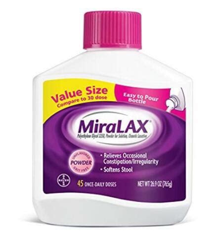 Miralax Powder Laxative Polyethylene Glycol 3350 Nepal Ubuy