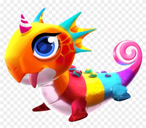 Candy Dragon Baby Dragon Mania Legends Baby Dragons Hd Png Download