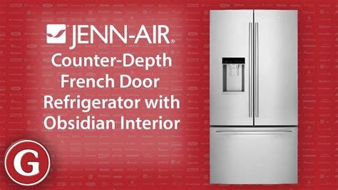 Jenn Air Counter Depth French Door Refrigerator Youtube