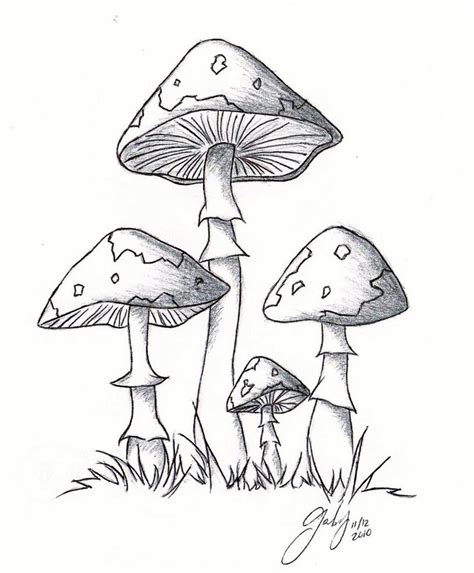 30+ Trends Ideas Trippy Mushroom Drawing Black And White - Mariam Finlayson