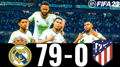 Fifa 23 Messi Ronaldo Mbappe Neymar All Stars Real Madrid 79 0 Atletico Madrid Ucl