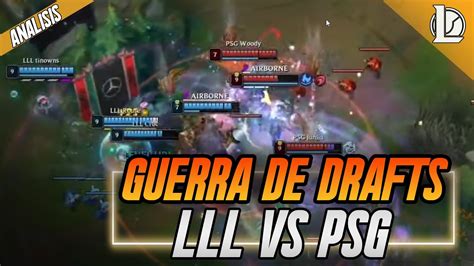 LOS DRAFTS MAS INTERESANTES DEL MSI LLL Vs PSG Coaching Analisis