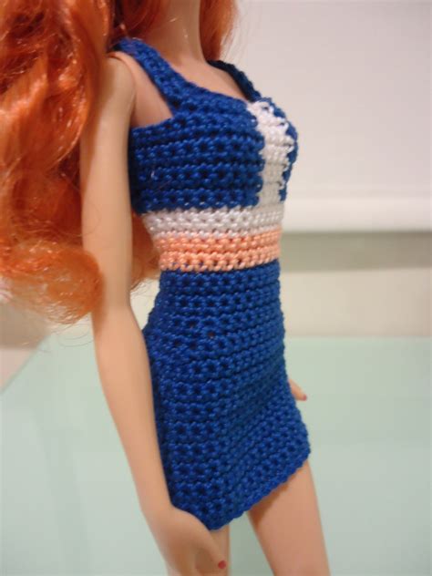 Barbie Colorblocked Panel Sheath Dress Free Crochet Pattern HubPages