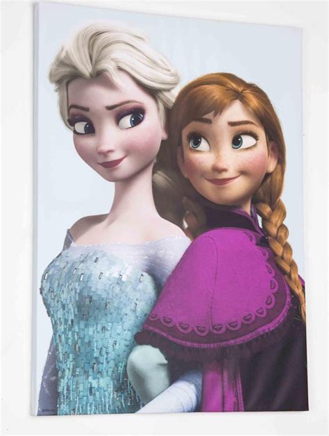 Disney Frozen Elsa Anna Canvas 50x70 Cm Bol