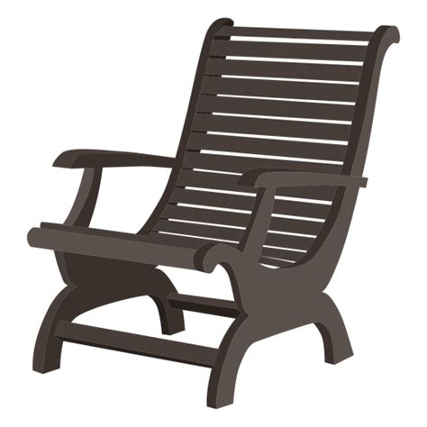 Wooden Adirondack Chair Transparent Png And Svg Vector File