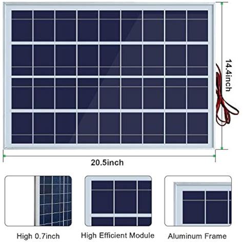 Eco Worthy 12v Solar Panel 25w Watt Module Off Grid Charging Rv Boat Garden And Ebay